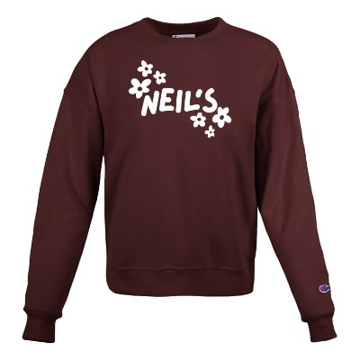 Maroon Imprinted Ladies Sweatshirt