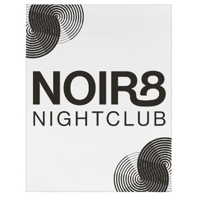 White paperboard envelope with a personalized logo.
