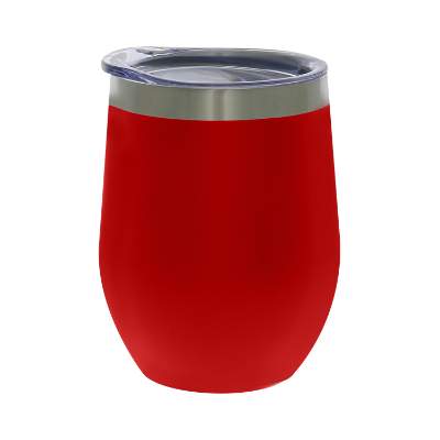Blank red wine tumbler.