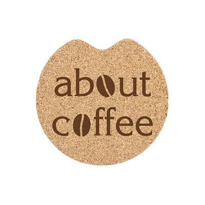 Cork cup holder coaster with customized imprinted.