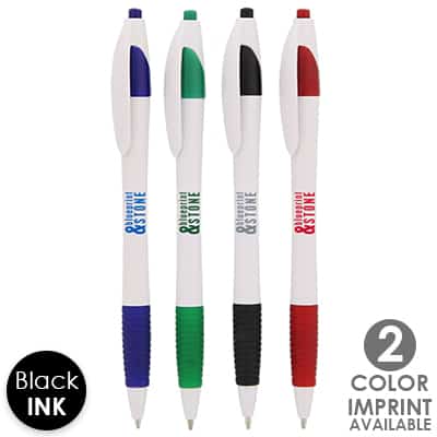 Plastic gripped active pen.