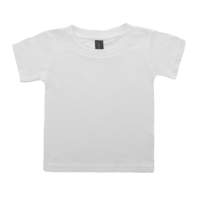 Blank white toddler t-shirt.