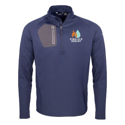Blue Personalized Full Color Quarter-Zip