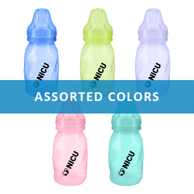 Assorted baby bottles with custom logo in 4 oz.