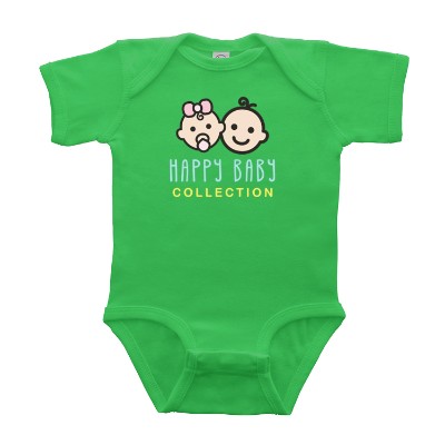 Custom apple infant bodysuit with full color logo.