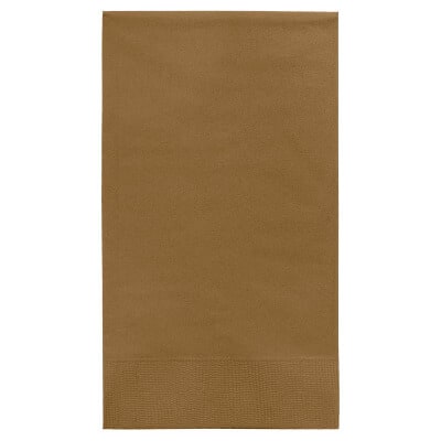 3Ply tissue matte gold blank guest towel napkin.