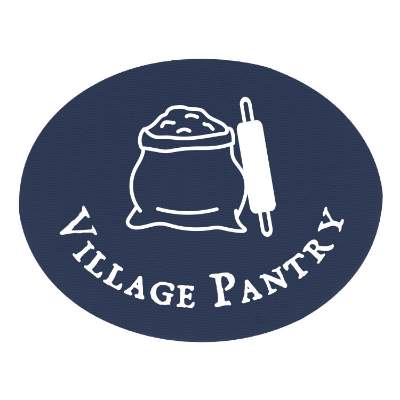 Navy blue oval rubber jar opener with custom printed logo.