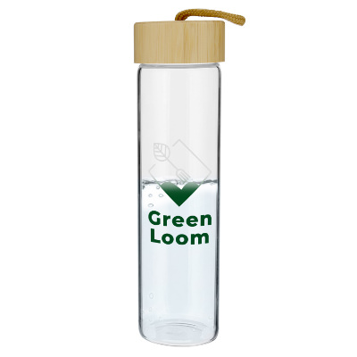 Custom bottle with color changing logo in 20 oz.