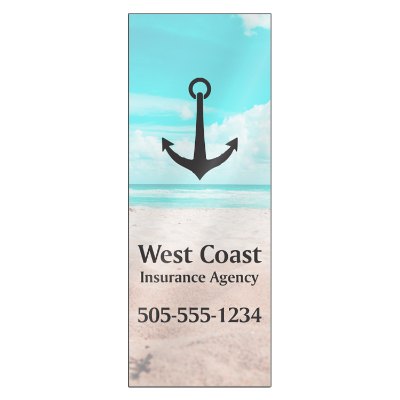 4x11 inch magnet sqaure corners with full color imprint.