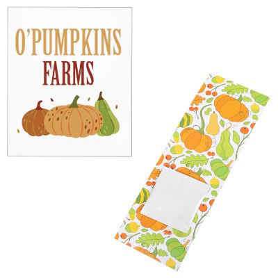 White paper custom matchbook.