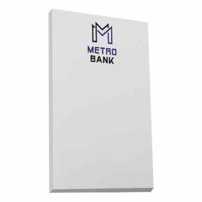 Post it 4x6 inch notes with full color imprint.