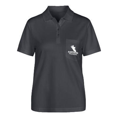 Customized carbon performance polo with pocket