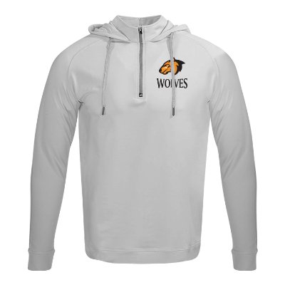 White Full Color Personalized Quarter-Zip Jacket