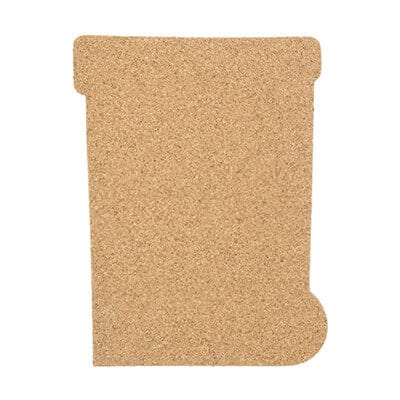 Cork recycle bin coaster blank.