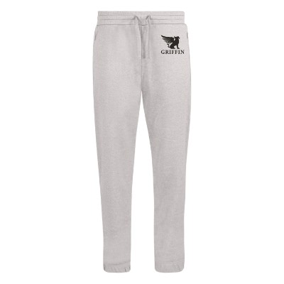Custom grey melange sweatpant with logo.