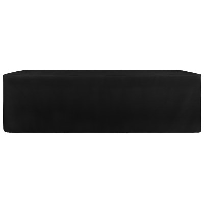 8 foot polyester fitted table cover blank.