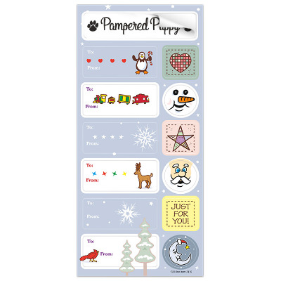 Holiday snowflake sheet stickers.