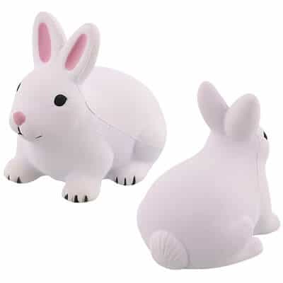 Foam bunny stress ball blank.