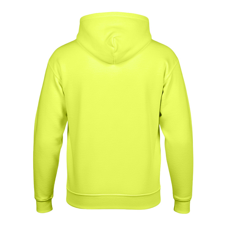 Zip up hooded sweatshirt.