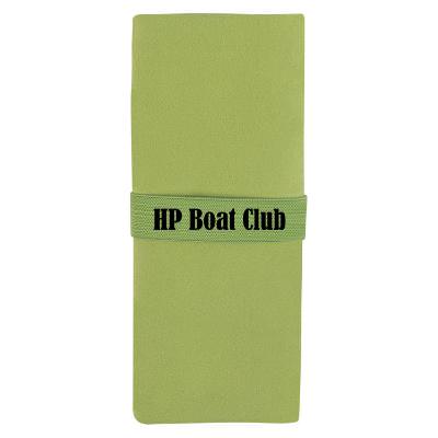 Custom fold away active towel.
