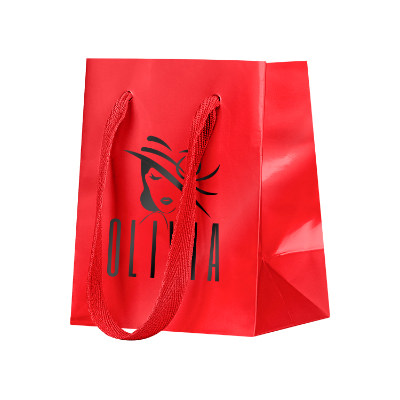 Paper hunter gloss foil stamped recyclable eurotote bag branded.