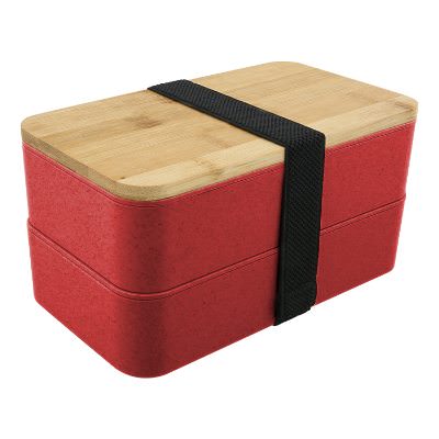 Black wheat straw bento box blank.