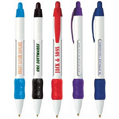 Plastic WideBody message pen.