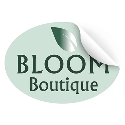 Full color branded sticker roll