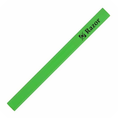 Wood neon carpenter pencil.