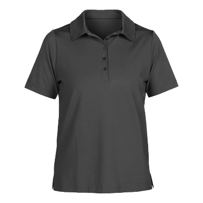Blank graphite performance ladies' flex polo
