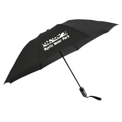 Custom 47" shedrain auto reverse compact umbrella.