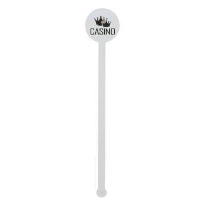Nite glow plastic stir stick with a custom logo.