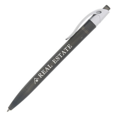 Plastic davis translucent pen.