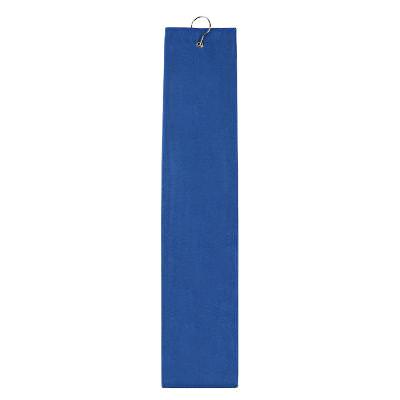 Tri fold blank golf towel.