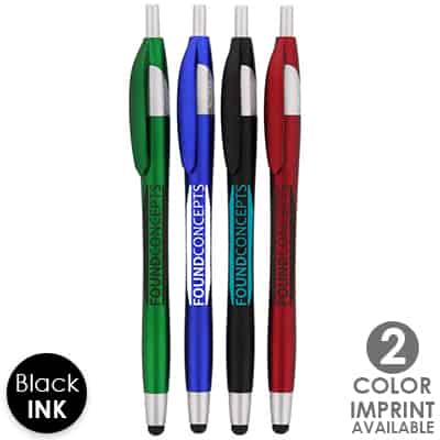 Plastic iActive twin pen.