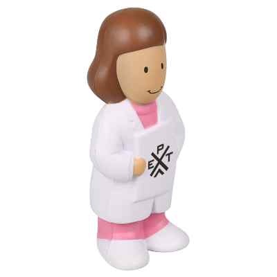 Foam doctor stress ball with custom imprint.