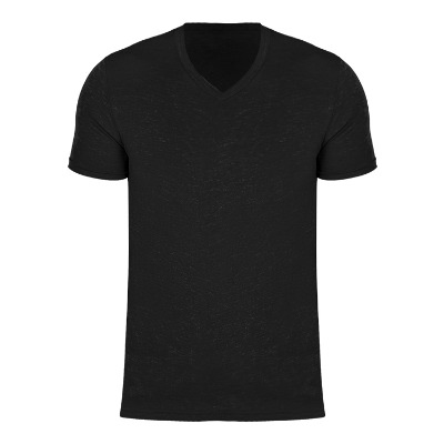 Blank tee deep black.