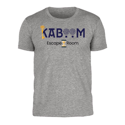 Premium heather tri-blend t-shirt with custom full color logo.