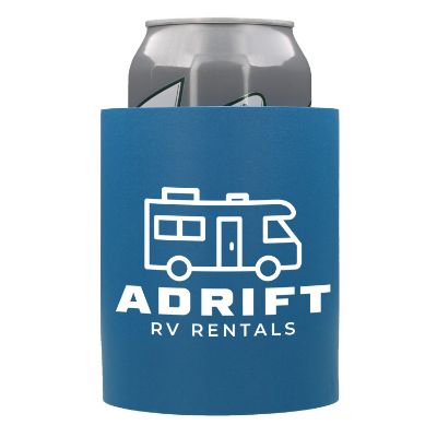 Foam yellow original Koozie custom imprint.