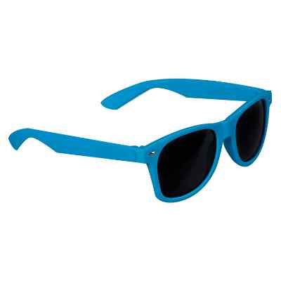 Blank rubberized fashion sunglasses.