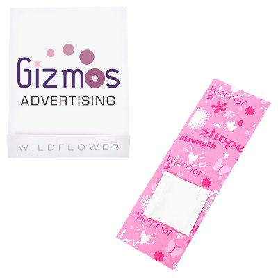 White paper custom matchbook.