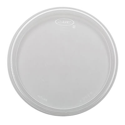 12 oz. vented lid for squat foam bowl.