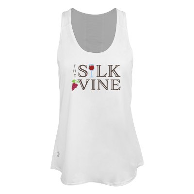 Custom full color imprint on white tank.