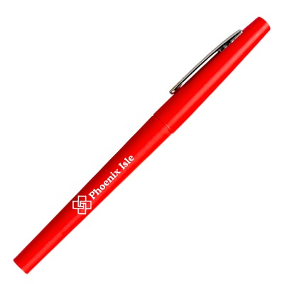 Colorful personalized felt tip marker.
