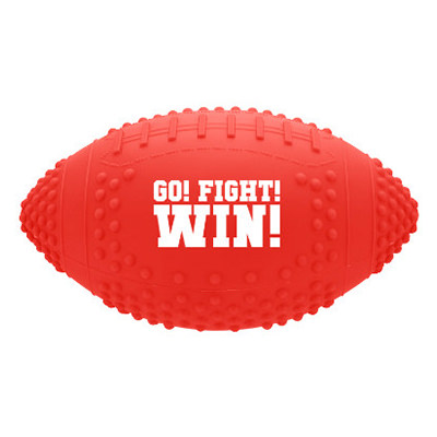 Red vinyl branded football