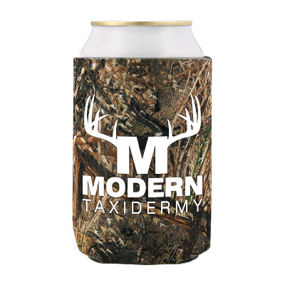 Foam Mossy Oak Duckblind licensed collapsible can cooler custom imprinted.