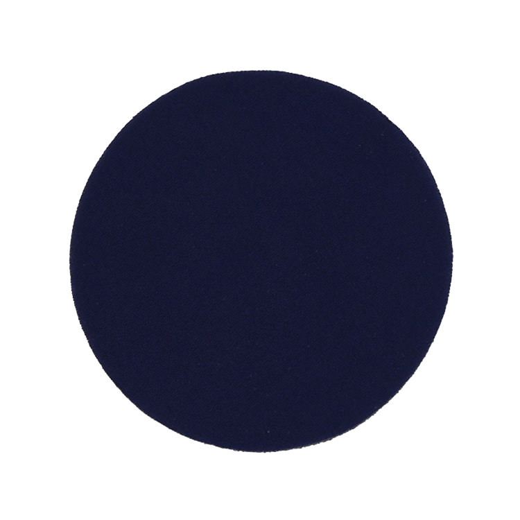 Blank navy foam round coaster.