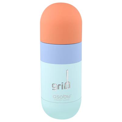 Pastel stainless sports bottle with custom engraved imprint in 14 oz.