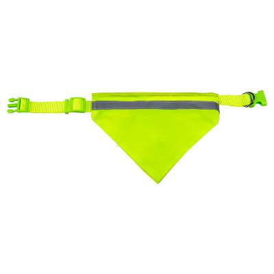 Green reflective pet bandada blank.