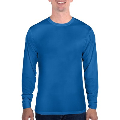 Blank royal long sleeve t-shrit.